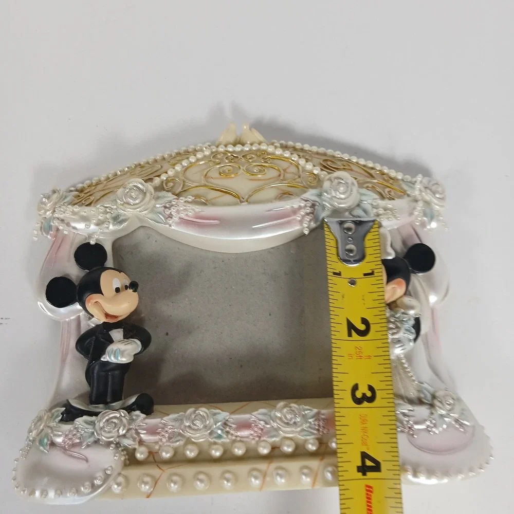 Disney Mickey Minnie Mouse Wedding Bride Groom Picture Photo Frame
